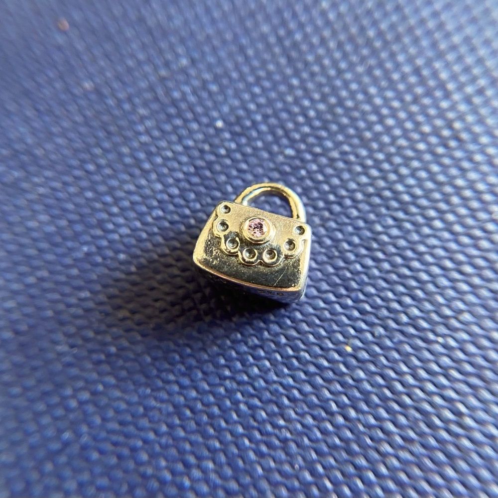 Pandora 925 Ale Sterling Silver Handbag Charm